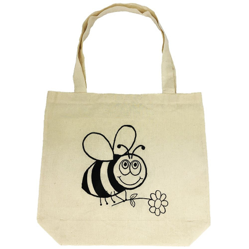 Эко сумка Парк Плюс, пчелка с цветком