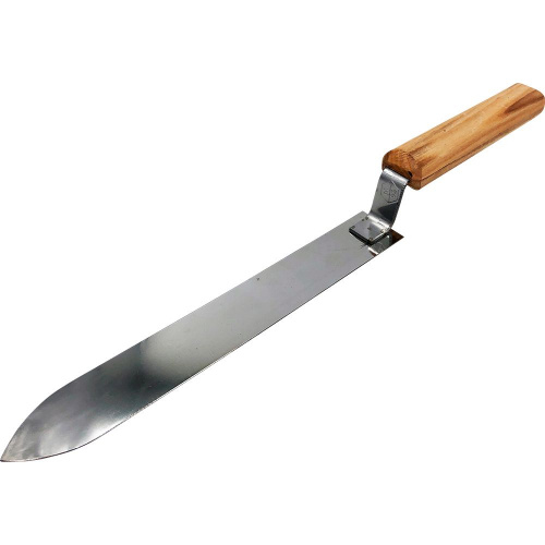 Нож 200 мм нерж. деревянная ручка