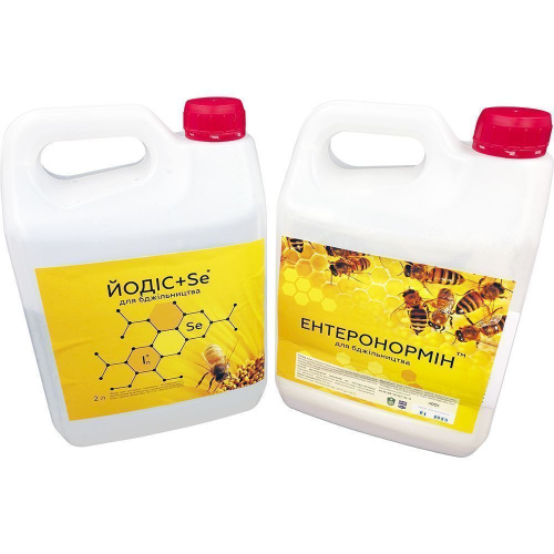 Энтеронормин с Йодис + Se для пчеловодства (400г + 2000мл) для 100 пчелосемей