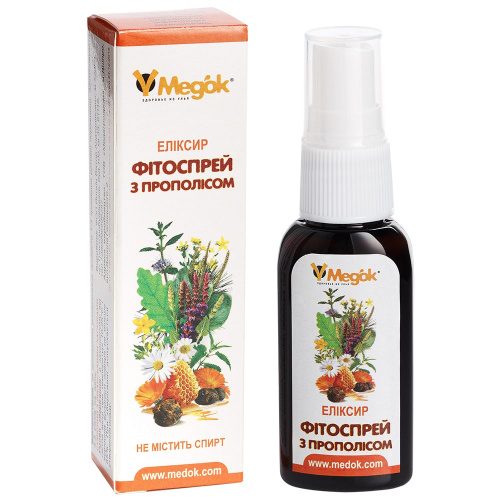 Фитоспрей с прополисом «Медок», 30 мл															