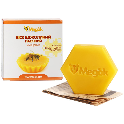 Воск пчелиный забрусный «Медок», коробка															