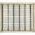 Ганемановская разделительная решётка металлическая в обвязке на 10 рамочный улей Парк Плюс