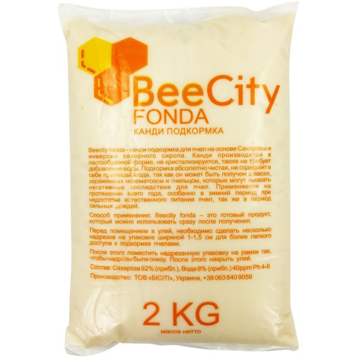 Канди-подкормка для пчел Beecity Fonda, 2 кг