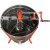 Медогонка диагональная 4-х рамочная ручная Ø540 мм с защитным стеклом CIVAN® (Турция)