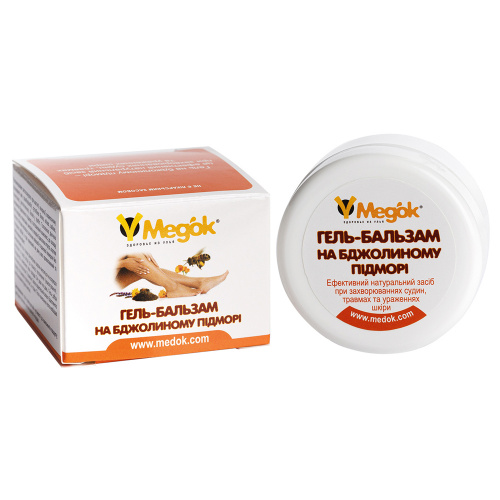 Гель-бальзам на пчелином подморе «Медок», 50 гр															