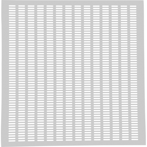 Ганемановская разделительная решетка из виндурина на 12 рамочный улей 495x500 мм